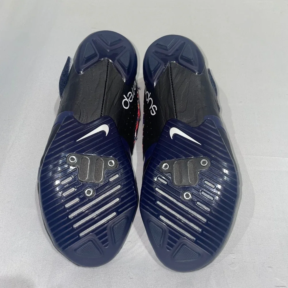 Nike SuperRep Cycle 2 Navy Floral Cycling Shoes DH3395-400 Womens 8.5